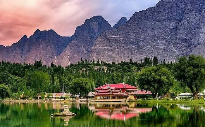 Shangrila Resort beside Lower Kachura Lake in Skardu, Gilgit-Baltistan